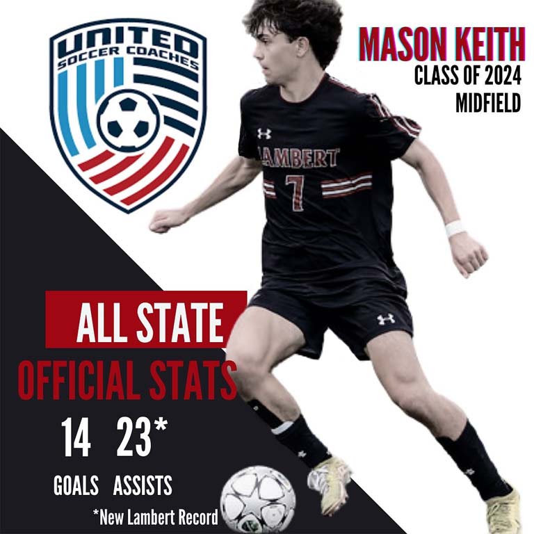 mason keith united soccer coaches all-state georgia