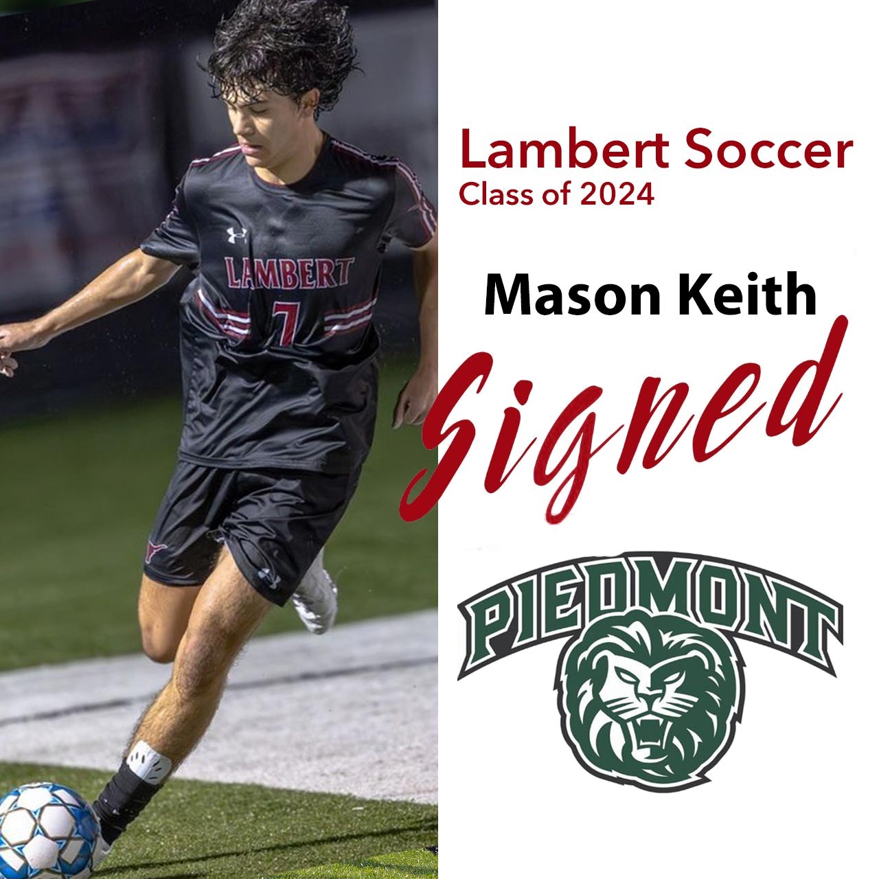 mason keith signs with piedmont university